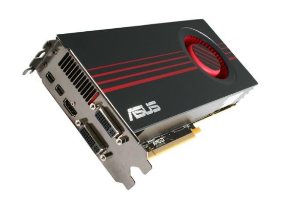 Picture of ASUS EAH6870/2DI2S/1GD5 Radeon HD 6870 1GB 256-bit GDDR5 PCI Express 2.1 x16 HDCP Ready CrossFireX Support Video Card with Eyefinity