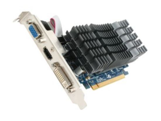 Picture of ASUS 90-C1CP6Z-L0UANAYZ GeForce 210 1GB 64-bit DDR3 PCI Express 2.0 x16 Low Profile Ready Video Card