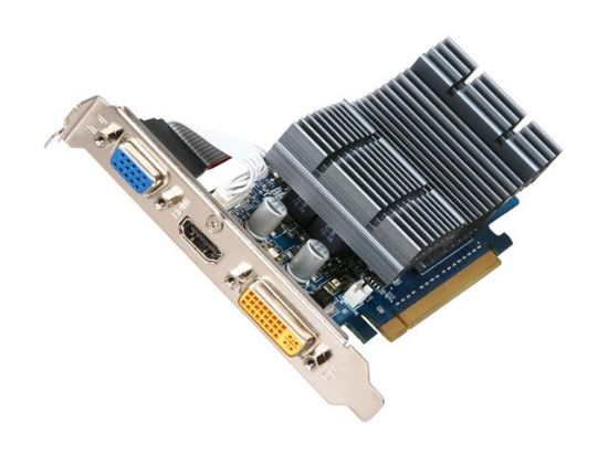 Picture of ASUS EN8400GS SILENT/DI/512MD2-LP GeForce 8400 GS 512MB 64-bit DDR2 PCI Express 2.0 x16 Low Profile Ready Video Card