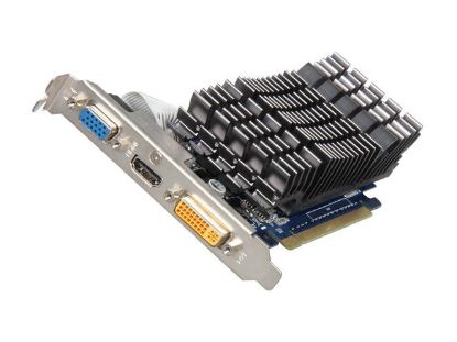 Picture of ASUS EN210 SILENT/DI/512MD3-LP GeForce 210 512MB 64-bit DDR3 PCI Express 2.0 x16 HDCP Ready Low Profile Ready Video Card