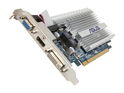 Picture of ASUS 8400GS-1GD3-SL GeForce 8400 GS 1GB 64-bit DDR3 PCI Express 2.0 x16 HDCP Ready Video Card
