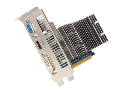 Picture of ASUS 90-C1CP60-J0UANAKZ GeForce 210 512MB 64-bit DDR2 PCI Express 2.0 x16 HDCP Ready Low Profile Ready Video Card