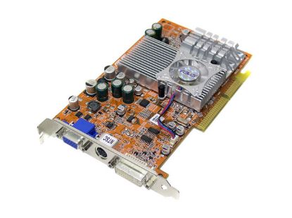 Picture of ASUS 9600XT/TVD/128M Radeon 9600XT 128MB 128-bit DDR AGP 4X/8X Video Card