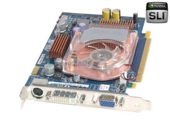 Picture of ASUS N6600GT/TD/128M/A GeForce 6600GT 128MB 128-bit GDDR3 PCI Express x16 SLI Support Video Card - OEM