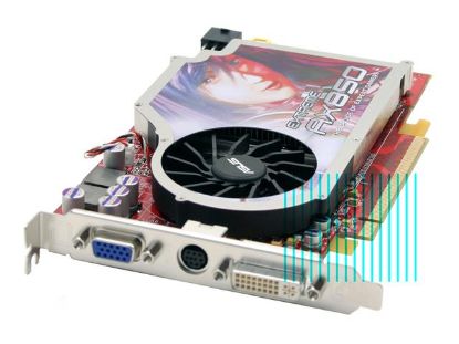 Picture of ASUS EAX850PRO/HTVD/256 Radeon X850PRO 256MB 256-bit GDDR3 PCI Express x16 VIVO Video Card