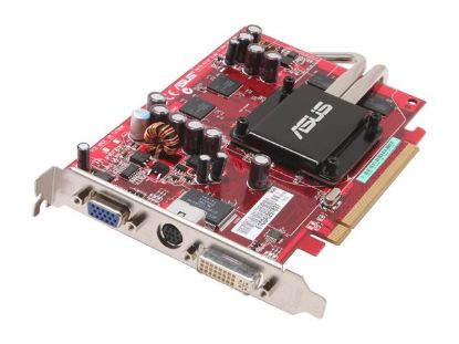 Picture of ASUS EAX1600XT SILENT/TVD/256M Radeon X1600XT 256MB 128-bit GDDR3 PCI Express x16 VIVO Video Card