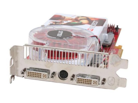 Picture of ASUS EAX1900XT/2DHTV/512 Radeon X1900XT 512MB 256-bit GDDR3 PCI Express x16 CrossFire Supported Video Card