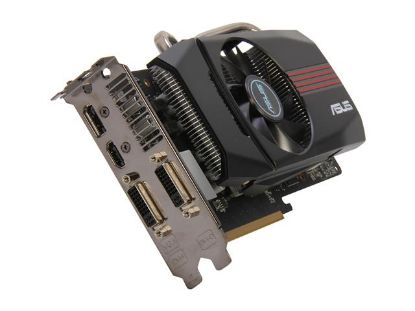 Picture of ASUS EAH6850 DC/2DIS/1GD5/V2-C223P Radeon HD 6850 1GB 256-bit GDDR5 PCI Express 2.1 x16 HDCP Ready CrossFireX Support Video Card with Eyefinity