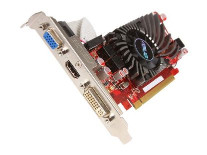 Picture of ASUS EAH5550/DI/1GD3/C021P/LP Radeon HD 5550 1GB 128-bit DDR3 PCI Express 2.1 x16 HDCP Ready Low Profile Ready Video Card