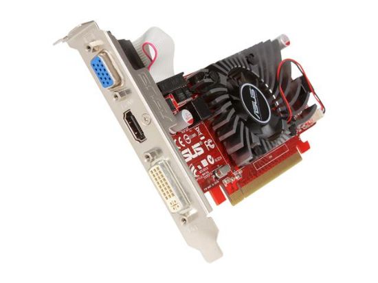 Picture of ASUS EAH5450/DI/1GD3/A-C027PI/LP Radeon HD 5450 1GB DDR3 PCI Express 2.1 x16 HDCP Ready Video Card
