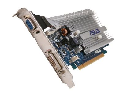 Picture of ASUS EN8400GS SILENT/P/512M/A GeForce 8400 GS 512MB 64-bit PCI Express 2.0 x16 HDCP Ready Video Card