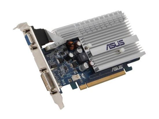 Picture of ASUS EN8400GS SILENT/P/512M/A-CLASS B GeForce 8400 GS 512MB 64-bit PCI Express 2.0 x16 HDCP Ready Video Card