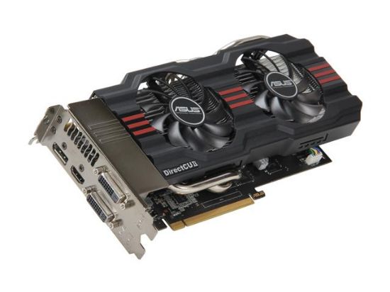 Picture of ASUS GTX660 TI-DC2T-2GD5 GeForce GTX 660 Ti 2GB 192-bit GDDR5 PCI Express 3.0 x16 HDCP Ready SLI Support Video Card