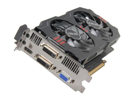 Picture of ASUS GTX650TI-1GD5 GeForce GTX 650 Ti 1GB 128-bit GDDR5 PCI Express 3.0 x16 HDCP Ready Video Card