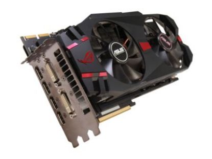 Picture of ASUS 90YV02P0-M0NA00 Radeon HD 7970 GHz Edition 3GB 384-bit GDDR5 PCI Express 3.0 x16 HDCP Ready CrossFireX Support Video Card