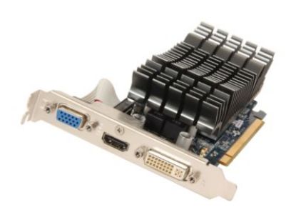 Picture of ASUS 90-C1CRF3-J0AANAYZ GeForce 8400 GS 512MB 32-bit DDR3 PCI Express 2.0 x16 HDCP Ready Low Profile Video Card