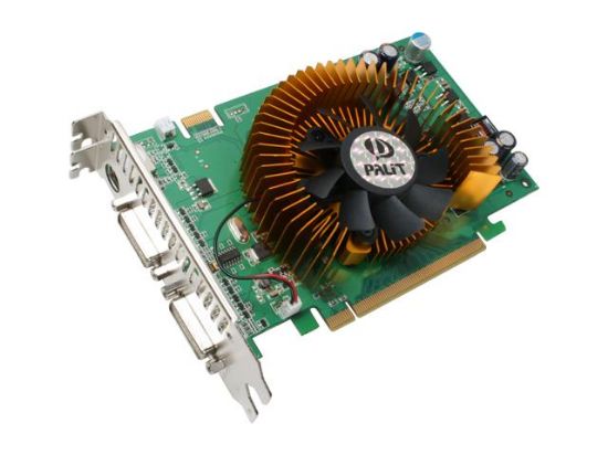 Picture of PALIT NE/860TS+T321 GeForce 8600GT SONIC 256MB 128-bit GDDR3 PCI Express x16 HDCP Ready SLI Supported Video Card