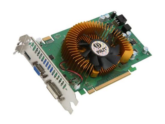 Picture of PALIT NE/86GTSXHD51 GeForce 8600 GTS 512MB 128-bit GDDR3 PCI Express x16 HDCP Ready SLI Support Video Card