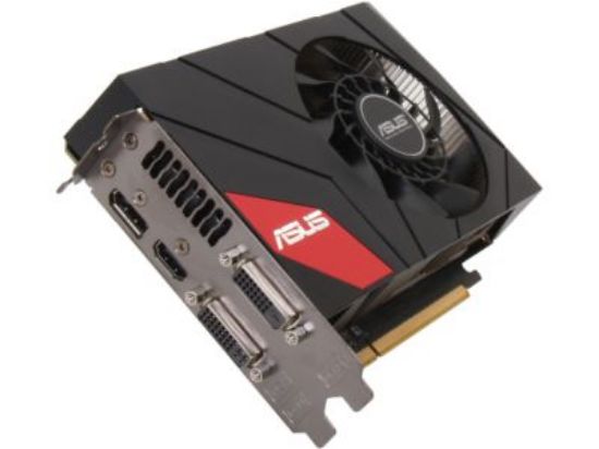 Picture of ASUS GTX670-DCMOC-2GD5 GeForce GTX 670 2GB 256-bit GDDR5 PCI Express 3.0 HDCP Ready SLI Support Mini Small Form Factor Game Video Card