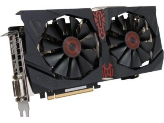 Picture of ASUS STRIX-R9285DC2OC2GD5 Radeon R9 285 2GB 256-Bit GDDR5 PCI Express 3.0 HDCP Ready CrossFireX Support Video Card