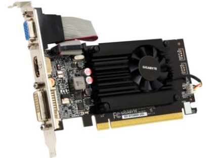 Picture of GIGABYTE GV-N720D3-1GL GeForce GT 720 1GB 64-Bit DDR3 PCI Express 2.0 x 8 Low Profile Video Card