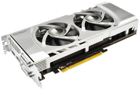 Picture of PALIT NE5X570010DA GeForce GTX 570 1280 MB DDR5 2DVI/HDMI/Displayport PCI-Express Video Card