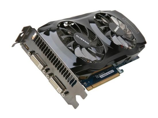 Picture of GIGABYTE GVN560UD1GI GeForce GTX 560 Ti (Fermi) 1GB 256-bit GDDR5 PCI Express 2.0 x16 HDCP Ready SLI Support Video Card