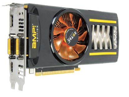 Picture of ZOTAC ZT-40409-10P GeForce GTX 460 (Fermi) 1GB 256-bit GDDR5 PCI Express 2.0 x16 HDCP Ready SLI Support Video Card