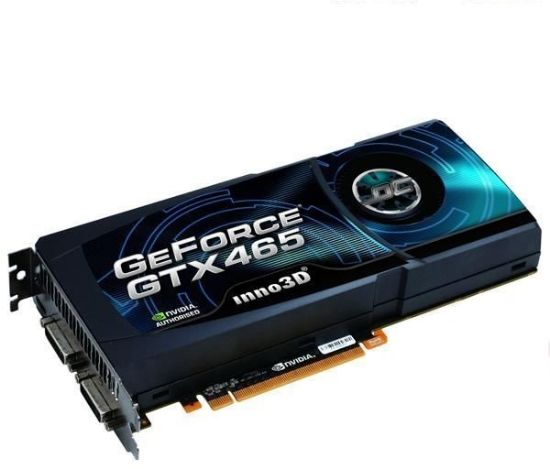 Picture of INNO3D N4651DDND5DW GeForce GTX 465 (Fermi) 1GB 256-bit GDDR5 PCI Express 2.0 x16 HDCP Ready SLI Support Video Card