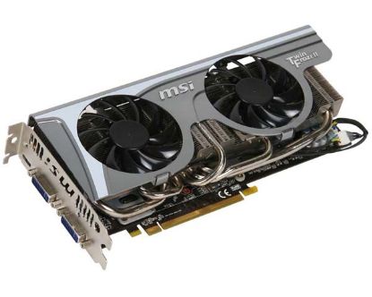 Picture of MSI N470GTXTFII GeForce GTX 470 (Fermi) 1280MB 320-bit GDDR5 PCI Express 2.0 x16 HDCP Ready SLI Support Video Card