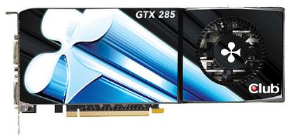 Picture of CLUB 3D CGNX-X28524 GeForce GTX 285 1GB 512-bit GDDR3 PCI Express 2.0 x16 HDCP Ready SLI Support Video Card