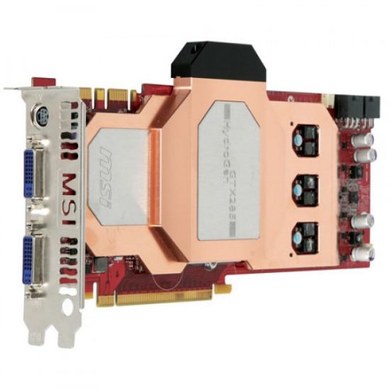 Picture of MSI N285GTXSUPERPIPE GeForce GTX 285 OC 1GB 512-bit GDDR3 PCI Express 2.0 x16 HDCP Ready SLI Support Video Card