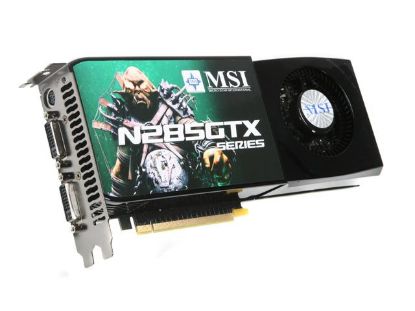 Picture of MSI N285GTX T2D1G GeForce GTX 285 OC 1GB 512-bit GDDR3 PCI Express 2.0 x16 HDCP Ready SLI Support Video Card