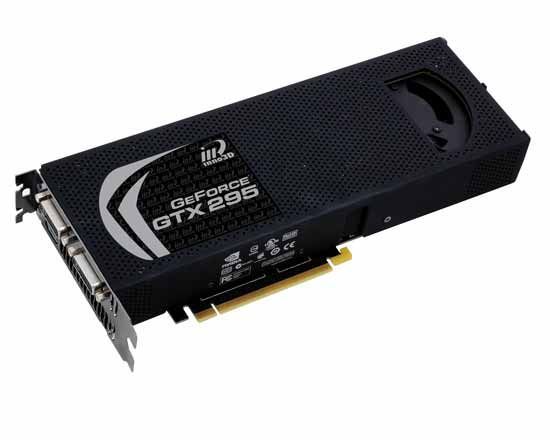 Picture of INNO3D N295-2DDN-I3JV GeForce GTX 295 1792MB 896 (448 x 2)-bit GDDR3 PCI Express 2.0 x16 HDCP Ready SLI Support Video Card