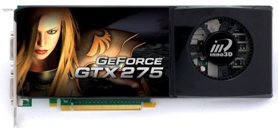 Picture of INNO3D IV-GTX275-896-OC GeForce GTX 275 896MB 448-bit GDDR3 PCI Express 2.0 x16 HDCP Ready SLI Support Video Card