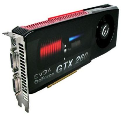 Picture of EVGA 600-10897-0053-300 GeForce GTX 260 Core 216 896MB 448-bit GDDR3 PCI Express 2.0 x16 HDCP Ready SLI Supported Video Card