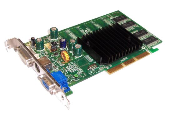 Picture of DELL 09Y452 128MB DVI VGA TV-Out AGP Video Card