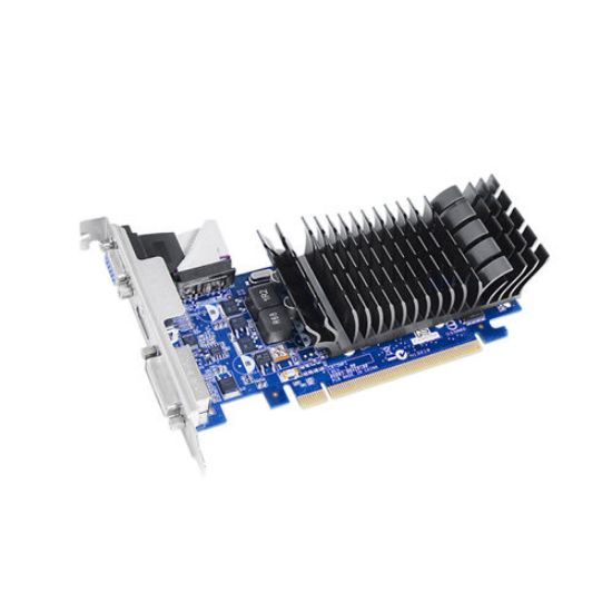 Picture of ASUS 90-C1CP6F-J0UANAYZ GeForce 210 512MB 64-bit DDR3 PCI Express 2.0 x16 HDCP Ready Low Profile Ready Video Card