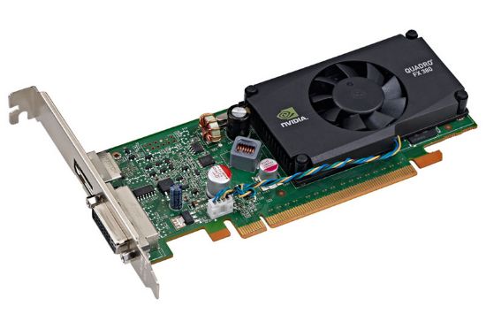 Picture of HP 607810-001 Quadro FX 380 LP 512MB 64-bit GDDR3 PCI Express 2.0 x16 Low Profile Workstation Video Card 