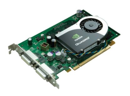 Picture of HP GP507AV Quadro FX 370 256MB 64-bit GDDR2 PCI Express x16 Workstation Video Card 