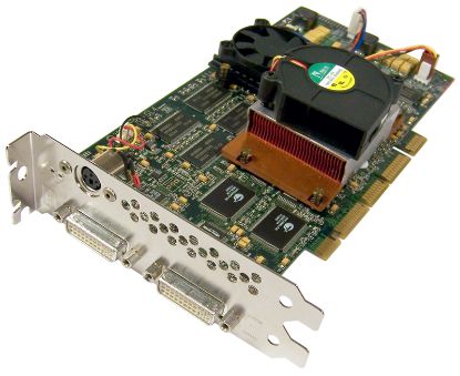 Picture of HP 28130070-004 ATI Fire GL4 128MB DDR AGP Dual DVI Video Card