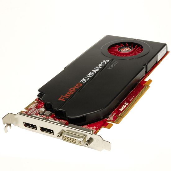 Picture of HP WL050AA FirePro V5800 1GB 128-bit GDDR5 PCI Express 2.0 x16 CrossFire Supported Workstation Video Card 