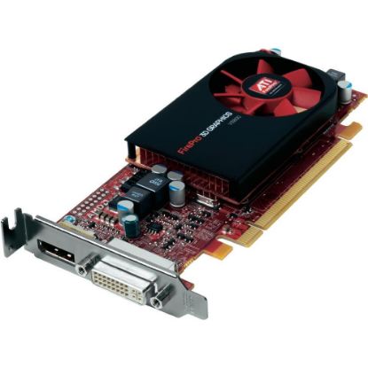 Picture of HP 608528-001 FirePro V3800 512MB 64-bit DDR3 PCI Express 2.0 x16 Standard Profile Workstation Video Card - OEM