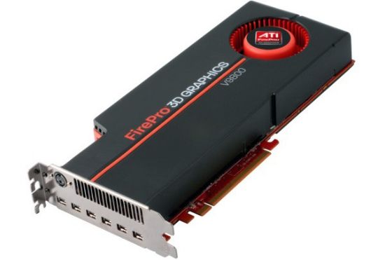 Picture of ATI FIREPRO V9800 4GB X16 HP FirePro V9800 4GB 256-bit GDDR5 PCI Express 2.1 x16 CrossFire Supported Workstation Video Card 