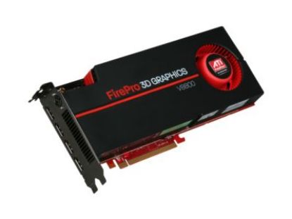 Picture of ATI 100-505603 FirePro V8800 2GB 256-bit GDDR5 PCI Express 2.0 x16 CrossFire Supported Full Height / Full Length Workstation Video Card 