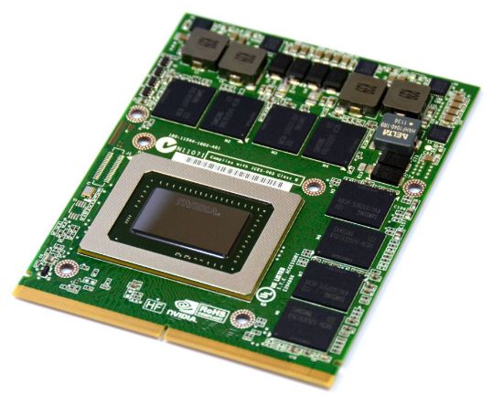 Picture of NVIDIA N12E-GTX-A1 GeForce GTX 485M GDDR5 256-bit MXM Mobile Graphic Card