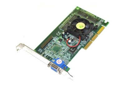 Picture of NVIDIA 008-A2-NV07-11 E-TNT2 32MB AGP VGA Video Card