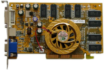 Picture of PROLINK PIXELVIEW GEFORCE FX5200(MVGA-NVG34A-DVI-128M) GeForce FX 5200 128MB 128-Bit DDR AGP 4X/8X Video Card