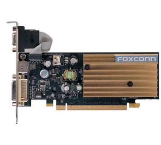 Picture of FOXCONN FV-N71SM2DT GeForce 7100GS 256MB 64-bit GDDR2 PCI Express x16 SLI Support Low Profile Video Card