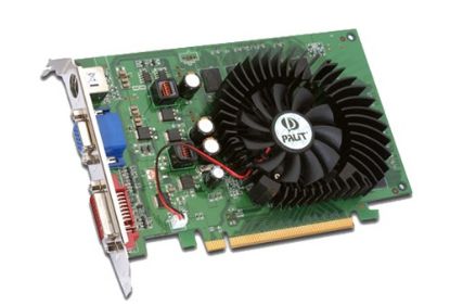 Picture of PALIT NE+8500T+TD21 GeForce 8500 GT 256MB 128-bit GDDR2 PCI Express x16 HDCP Ready Video Card